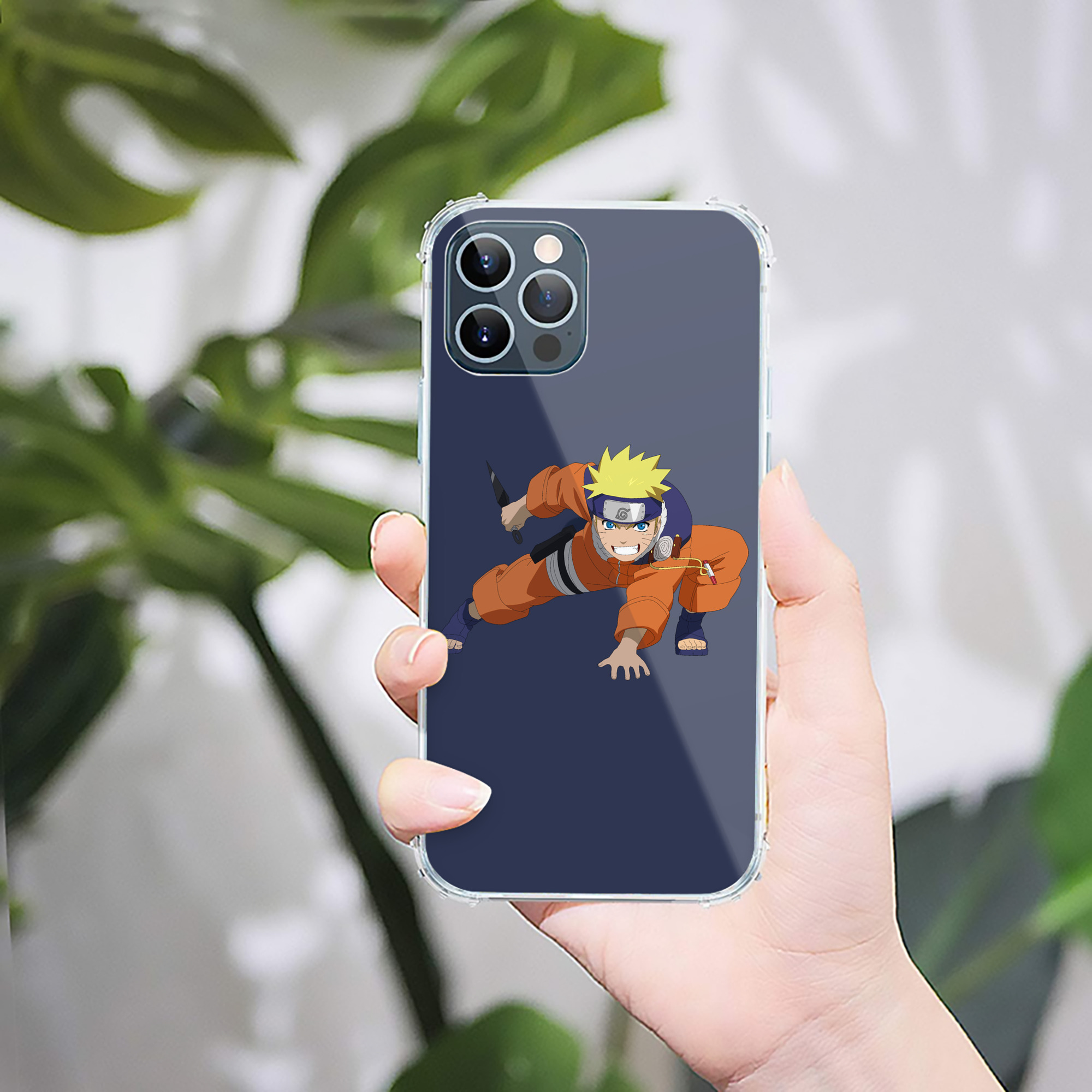（画像用） NARUTO -ナルト- うずまき ナルト Uzumaki Naruto 【iPhone 12シリーズ対応】透明スマホケース（クリアソフトケース）